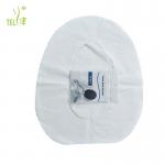 PE Film White 50gsm Disposable Loo Seat Covers Foldable for sale