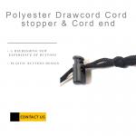 Polyester Drawcord Cord Stopper & Cord End for sale