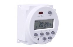 China 16A LCD Display Weekly Programmable Timer Switch Din Rail 12V 24V 220V supplier