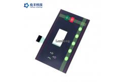 China Transparent LED LCD Window Waterproof Membrane Keypad 3M468 Adhesive supplier