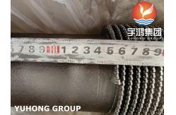 China HFW Helical Spiral Serrated Finned Tube For Radiator Heat Exchanger supplier