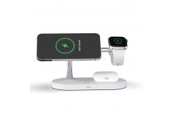 China All In One Wireless Charging Station With ABS And Zinc Alloy Ambient Light supplier