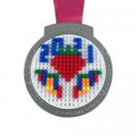 LEGO Plastic Puzzle Medal Colorful Custom Event Medals Zinc Alloy for sale