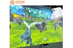 China Mech Fighters Interactive Gaming Projector System For Kids Entertainment supplier
