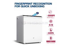 China Solid Steel Fingerprint Lock Smart Box Safe With Auto Open Fingerprint Lock Safe supplier