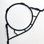 Nitrile Rubber Sealing Plate Heat Exchanger Gasket S43 Glued Or Clip