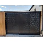 House Outdoor Aluminum Privacy Fence Lightweight Fireproof ISO9001 for sale