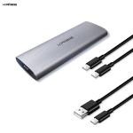 Aluminum SSD External Hard Drive Enclosure M.2 NVME SATA Dual Protocol Usb 3.0 for sale
