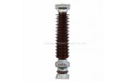 China Glazed Lightning Arrester Insulator 66kV Surge Arrester supplier