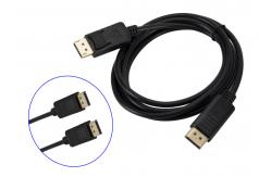 China Display Port Molded Male To Male 1.8M DP To DP Cable supplier