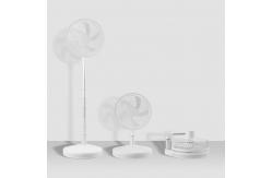 China Customized Vertical Portable Foldable Fan USB Rechargeable Remote Control With Night Light supplier