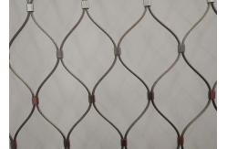 China Customized 3/32inch Wire Stainless Steel Rope Mesh For Fence Weather Resistance supplier
