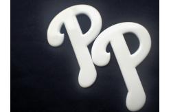 China Shinny And White 3D Raised TPU Heat Transfer Patches Customized Design supplier