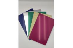 China Fire Rated 3mm Brushed Aluminium Sheet , PE Composite Garden Wall Cladding supplier
