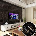 Self Adhesive Wallpaper Black Marble Wallpaper Peel and Stick Wallpaper Home Decoration for sale