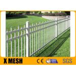 Galvanised Steel Pressed Spear Top Fencing Spacing 140mm for sale