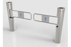 China SS304 Cabinet Swing Barrier Gate Swiping Card DC Brushless Motor 730mm Arm supplier