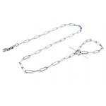 Zinc Plated Pets Choke Chain Dog Tie Out Chain With Heavy Duty Swivel Snap Hook for sale