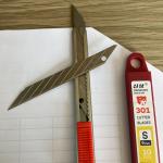 0.38mm Silver 9mm Cutter Blades for Heavy Duty and Industrial Cutting for sale