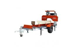 China Sw26 Portable Horizontal Sawmill  Max Cutting Width 660mm Band Saw supplier