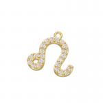 Micro Pave 18K Gold Pendant Diamond CZ Gold Constellation Pendant