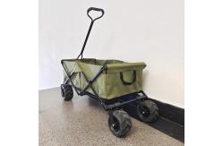 China Wide Wheels Collapsible Beach Cart Multipurpose Camping Cart Folding Stroller Wagon supplier