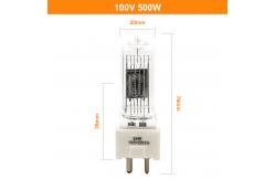 China 100V 500w Quartz Bulb G22 Microscope Lamp Bulbs Microscope Light Bulb Replacement supplier