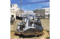 China Stainless Steel Urban Statue Custom Large Stone Statues For Garden supplier