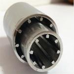 43/60/90um 40 Micron Ss316l Wedge Wire Screen Filter for sale