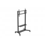 Adjustable Mobile Stand for Interactive Whiteboard 55/75/86 inch Lockable Wheels for sale