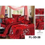 3D Reactive Printed Sheet Set 40s 200TC Bedsheet