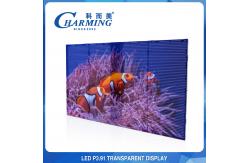 China P3.91 Transparent LED Video Wall Dustproof Front IP65/Back IP42 supplier