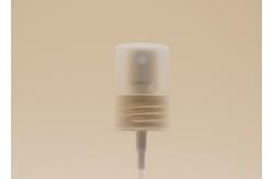 China Screw Fine Mist Sprayer Pump , Matt Gold Mini Mist Sprayer With Clear Clip supplier