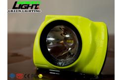 China 18000lux 385lum Cordless Miners Cap Lamp 6500mAh With LCD Screen supplier
