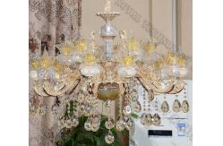 China Glass Chandelier Pendant Lighting Gold Plating Glass Lights High Reflection PVD Coater supplier