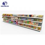 China Giant Supermarket Rack Display Light Duty Plastic Shelving for sale