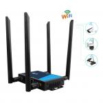 SMA External Antenna CPE Wireless Sim Card Industrial 4G Router With Wifi Repeater for sale