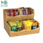 4-piece Bamboo Multi-layer Vegetable Storage Box For Kitchen