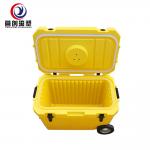 Yellow Rotomolded Lunch Box Featuring Convenient Tie Down Points for sale
