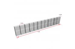 China 7.2m Hot Dipped Galvanized Welded Mesh Gabion Baskets supplier
