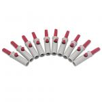 4mm Disposable ECG Electrodes Banana Alligator Clip Red ECG Adapter for sale