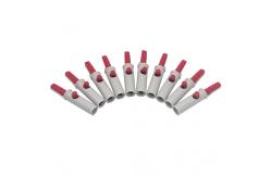 China 4mm Disposable ECG Electrodes Banana Alligator Clip Red ECG Adapter supplier