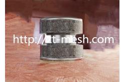 China Customized Thickness Knitted Wire Mesh Screen In Brass Material supplier