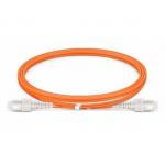 SC UPC To SC UPC Duplex OM1 OM2 Multimode PVC 2.0mm - 2m FOPC for sale