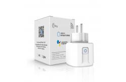China Eu Smart Plug Socket Wifi Outlet Tuya Alexa Voice Control Electrical Power Socket supplier