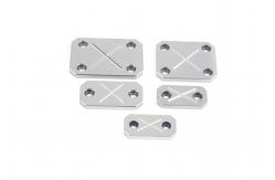 China Automotive Plastic Injection Molding Parts X Shaped Wear Plates supplier