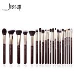 Jessup 20pcs Pro Arte Makeup Brushes Kit Zinfandel Color for sale