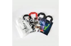 China Biodegradable 40 micron Custom Plastic Shopping Bag With Loop Handle supplier