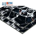 0.08mm Decorative Marble Composite Panel AA3003 Alumina Acp Sheet 4mm 1500mm for sale