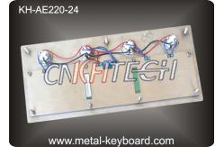 China Metal Industrial Control Platform Flat key Keyboard , Metallic Keyboard supplier